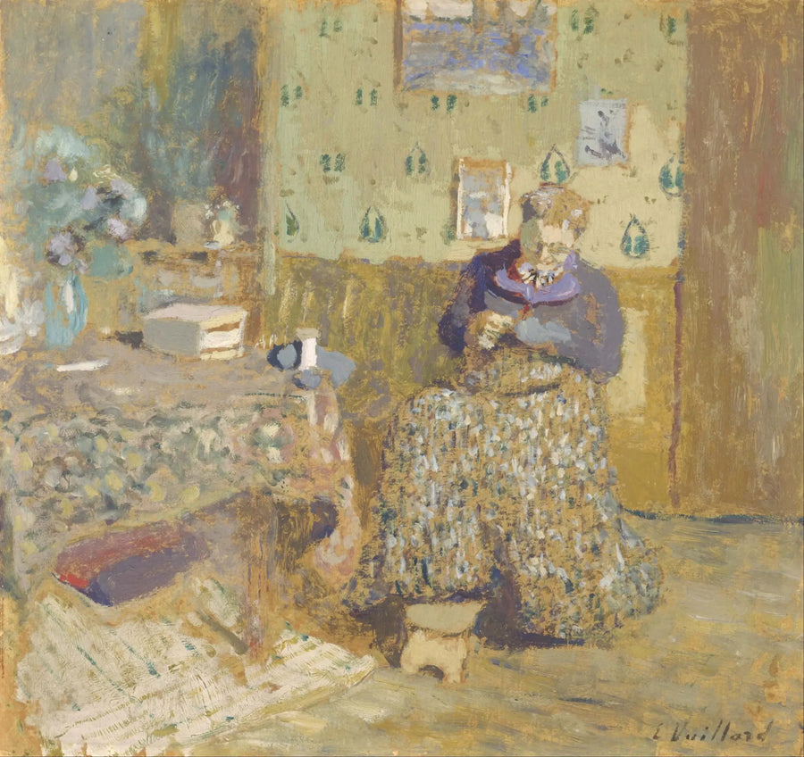 Madame Vuillard Couture - Édouard Vuillard