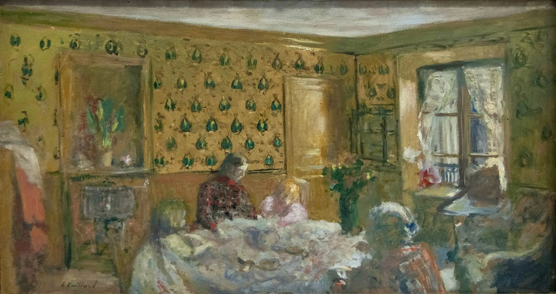 Madame Vuillard et les enfants Roussel - Édouard Vuillard