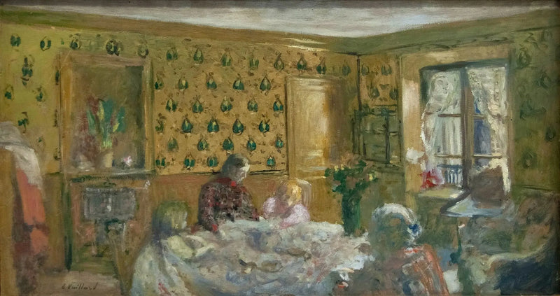 Madame Vuillard et les enfants Roussel - Édouard Vuillard