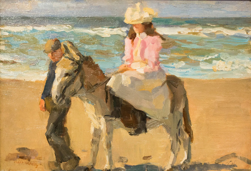 Mädchen auf einem Esel - Isaac Israëls