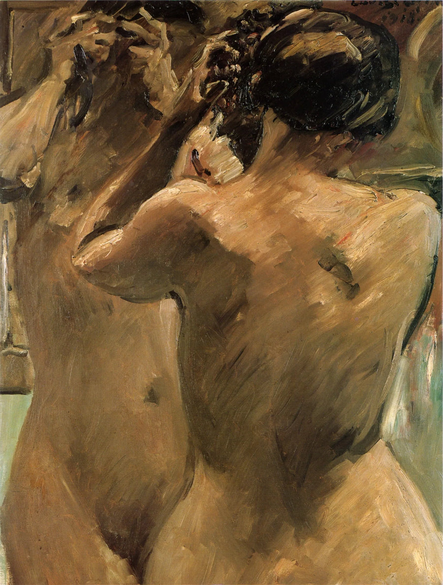Mädchen vor dem Spiegel - Lovis Corinth