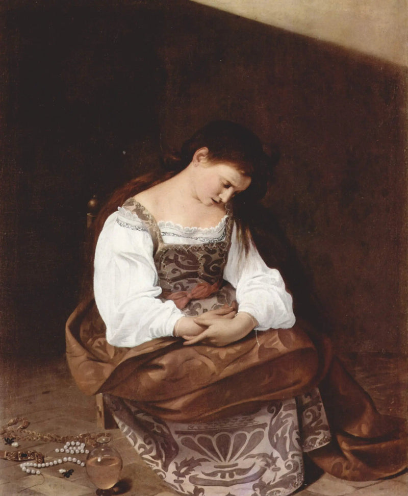 Madeleine repentante - Le Caravage