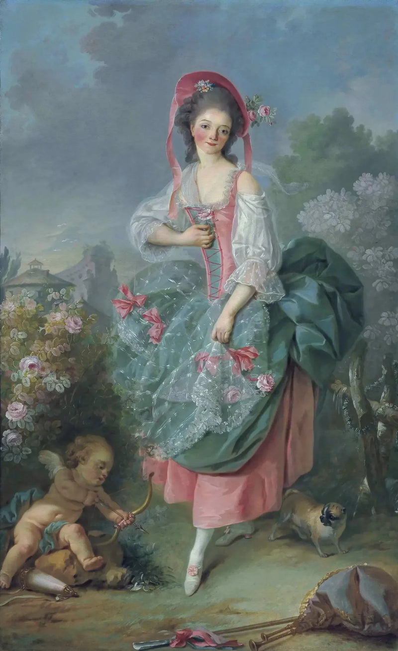 Mademoiselle Guimard comme Terpsichore - Jacques-Louis David