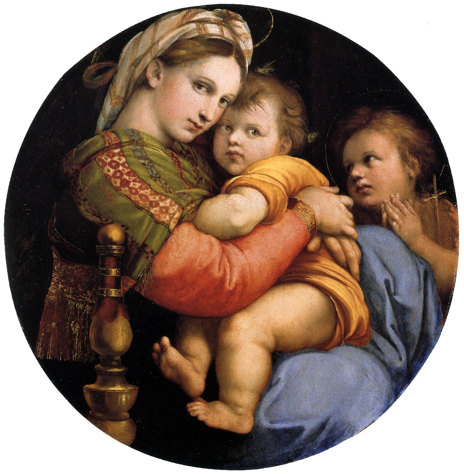 La Madonna della Sedia - Raphaël Sanzio, dipinto