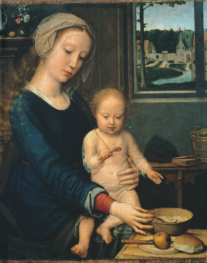 Madonna della papa - Gérard David