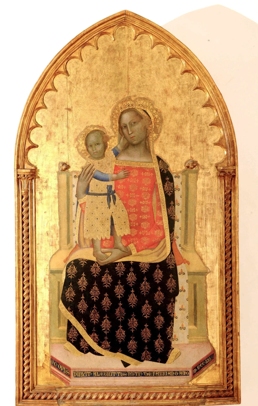 Madonna in trono avec l'enfant - Allegretto Nuzi