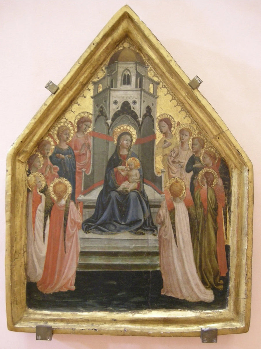 Maesta avec douze anges - Fra Angelico