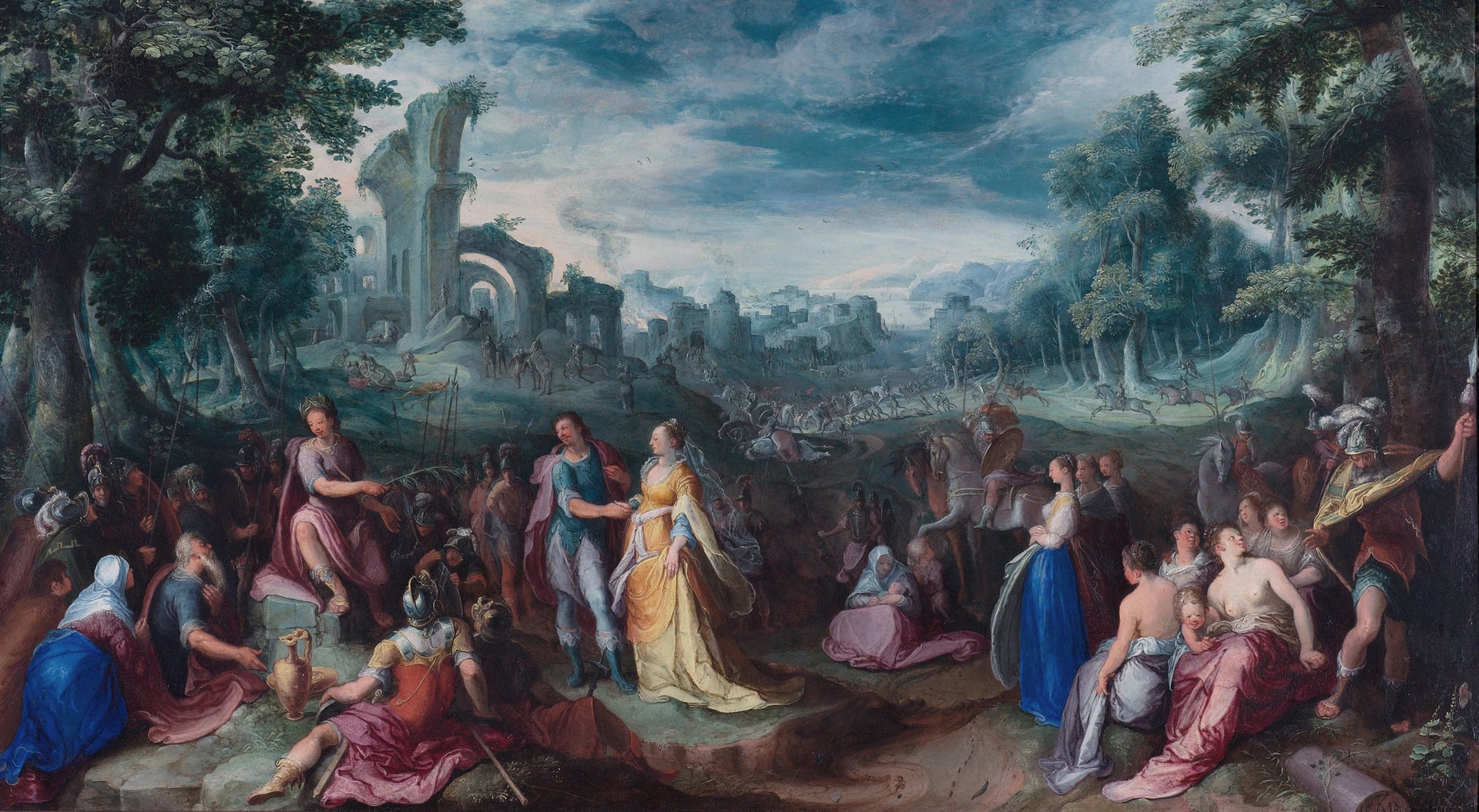 La magnanimité de Scipion - Carel van Mander