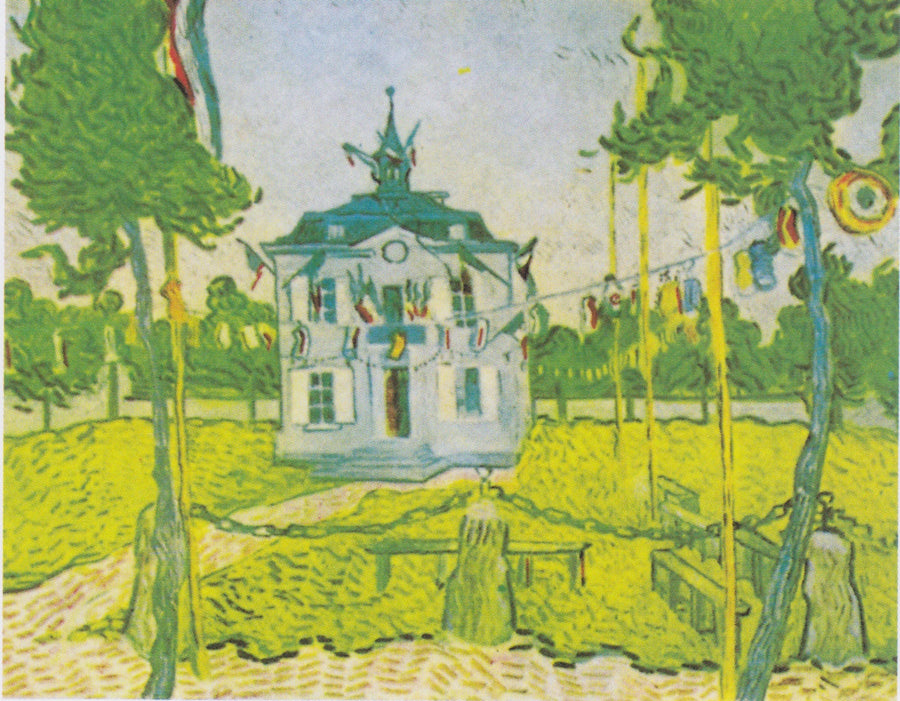 La Mairie d’Auvers-sur-Oise le 14 juillet – Vincent van Gogh