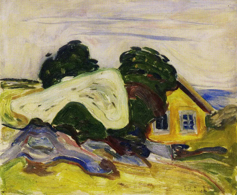 maison à Åsgprdstrand - Edvard Munch