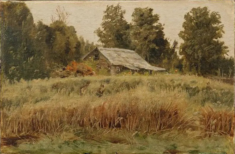 Maison au bord du lac - Ivan Chichkine image 1 copie de tableau peinte à la main