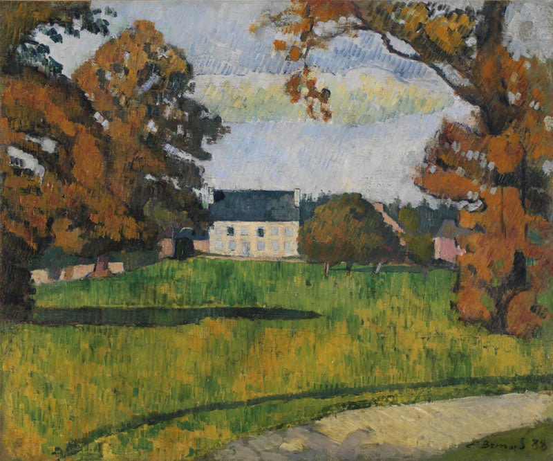 Maison au fond d'un parc - Émile Bernard