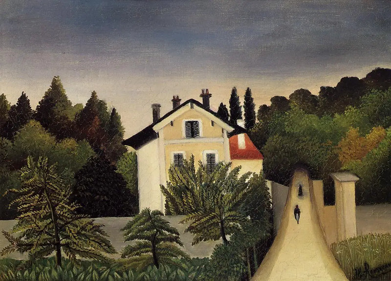 Maison aux portes de Paris - Henri Rousseau