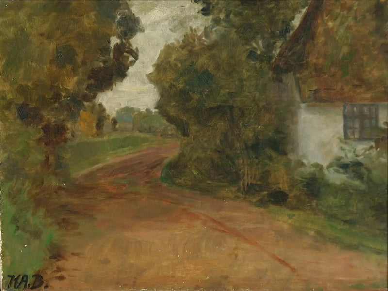 Maison de grand-mère dans le village de Brendekilde. - H. A. Brendekilde