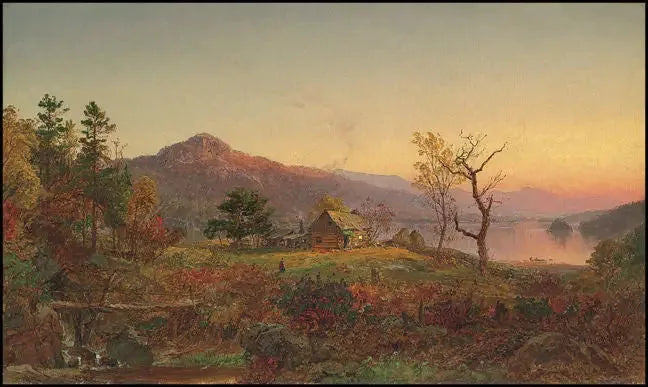 Maison du pêcheur, lac Greenwood - Jasper Francis Cropsey