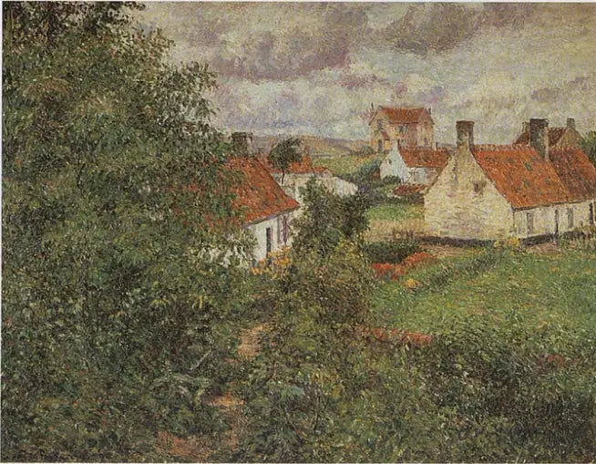Maisons à Knokke - Camille Pissarro