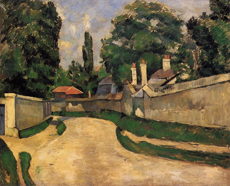 Maisons au bord d'une route, I - Paul Cézanne