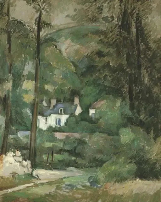 Maisons au Chou, à Pontoise - Paul Cézanne