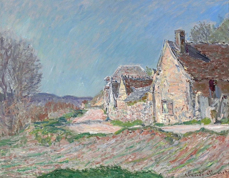 Maisons au bord de la route W972 – Claude Monet
