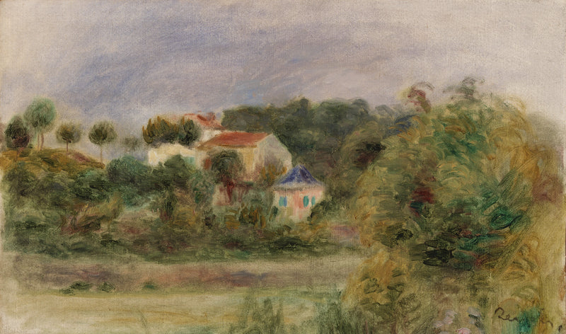 Maisons dans un parc, vers 1911 – Renoir