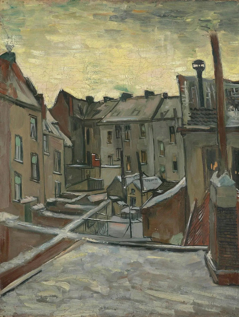 Maisons vues de l'arrière - Vincent van Gogh