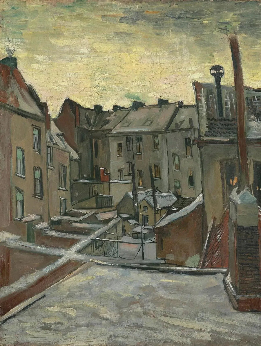 Maisons vues de l'arrière - Vincent van Gogh