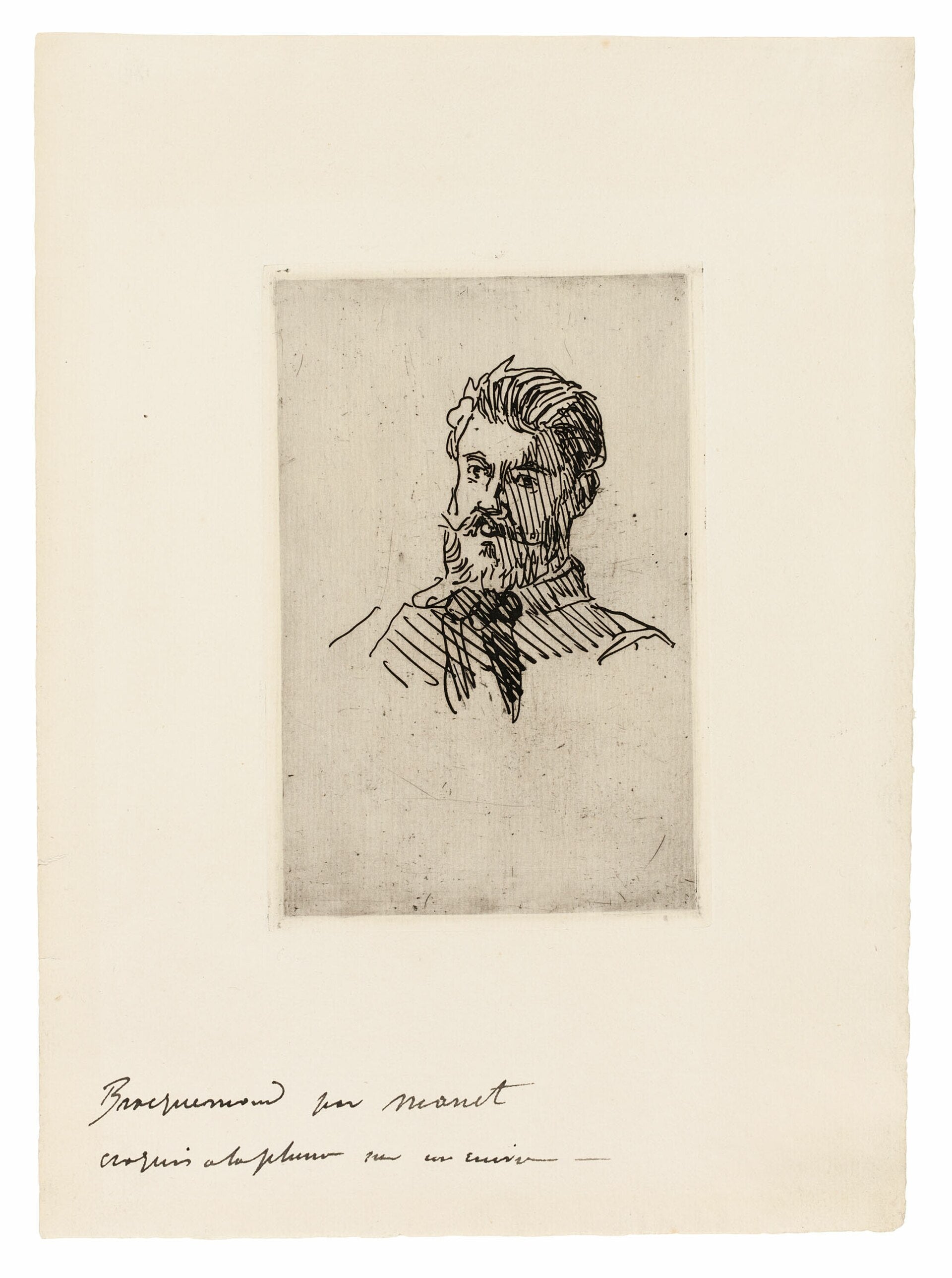 Portrait de Félix Bracquemond - Édouard Manet