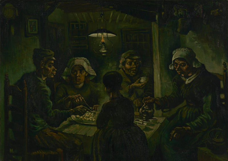 Les Mangeurs de pommes de terre, F82 – Van Gogh