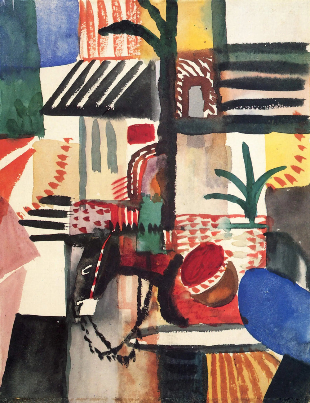 Mann mit Esel - August Macke image 1 tableau peint à l’huile sur toile