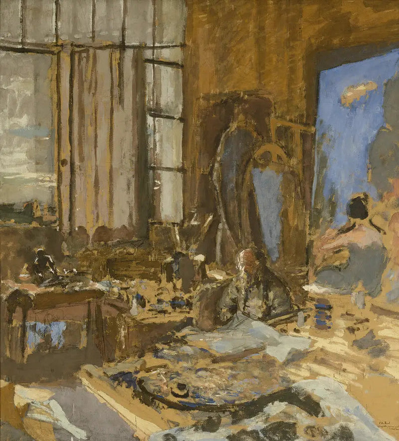 Maquette pour un portrait de K.X. Roussel - Édouard Vuillard