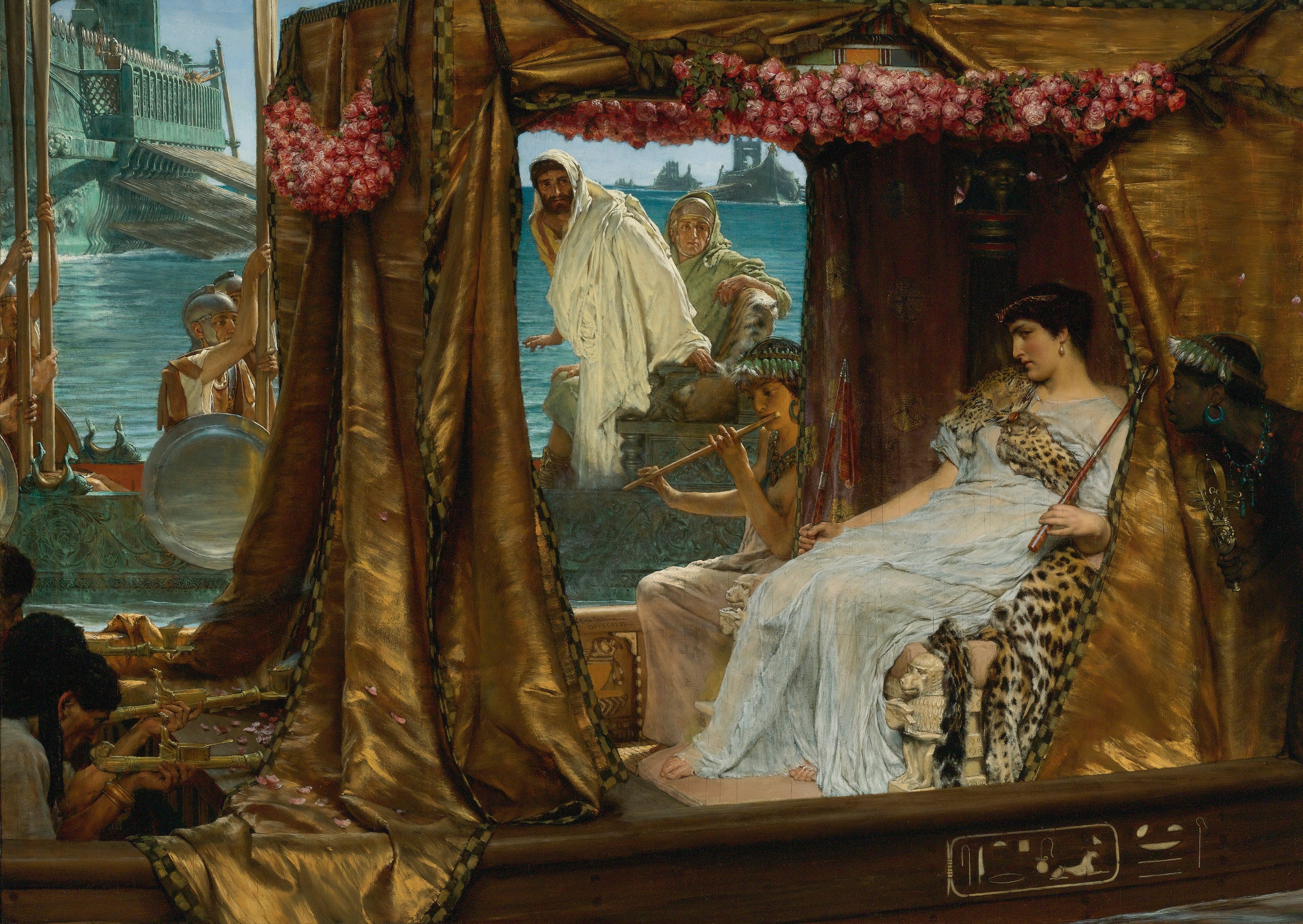 Marc Antoine et Cléopâtre - Lawrence Alma-Tadema