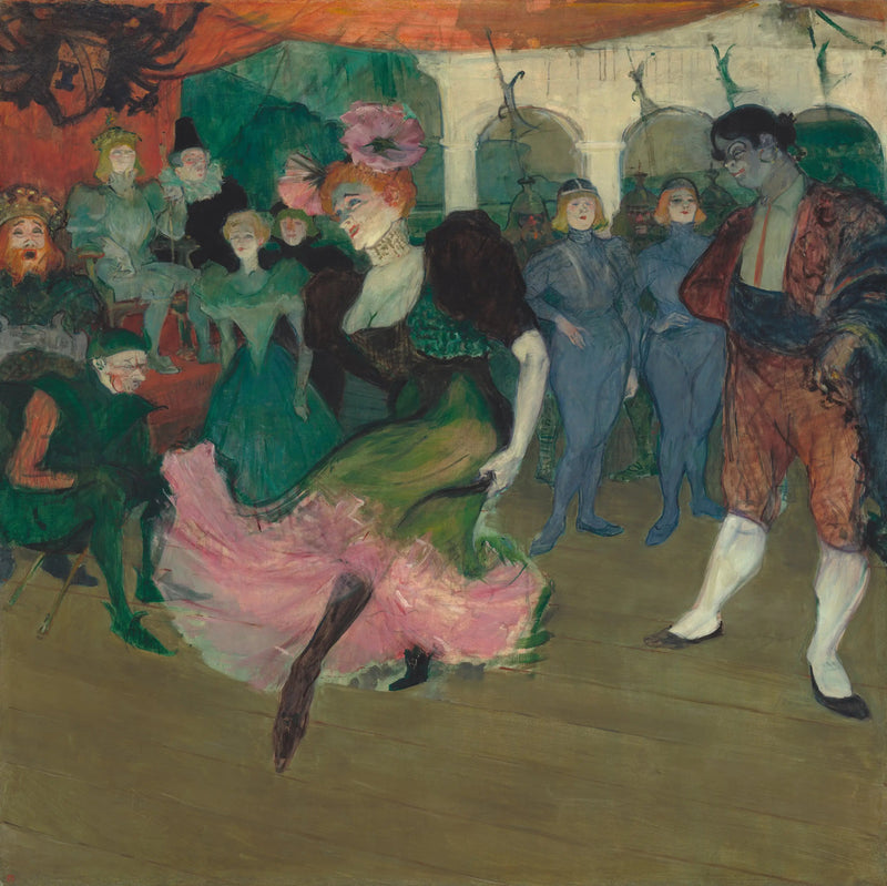 Marcelle Lender dansant le Boléro dans Chilpéric - Henri de Toulouse-Lautrec
