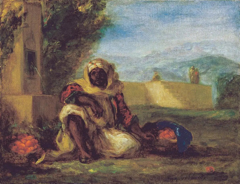Marchand d’oranges au Maroc - Eugène Delacroix