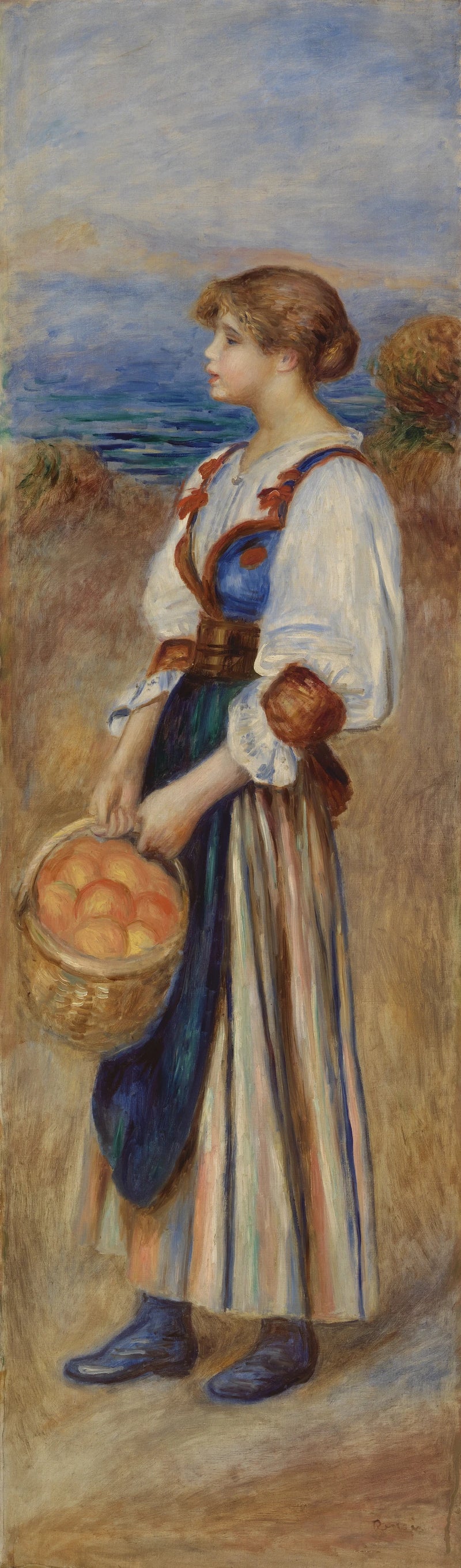 Marchande d’oranges, vers 1890 – Pierre-Auguste Renoir
