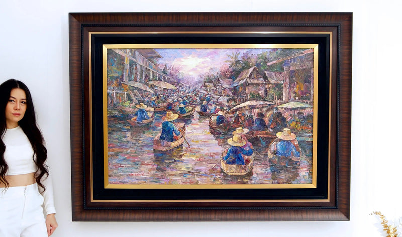 Marché flottant   | 145 x 105 cm