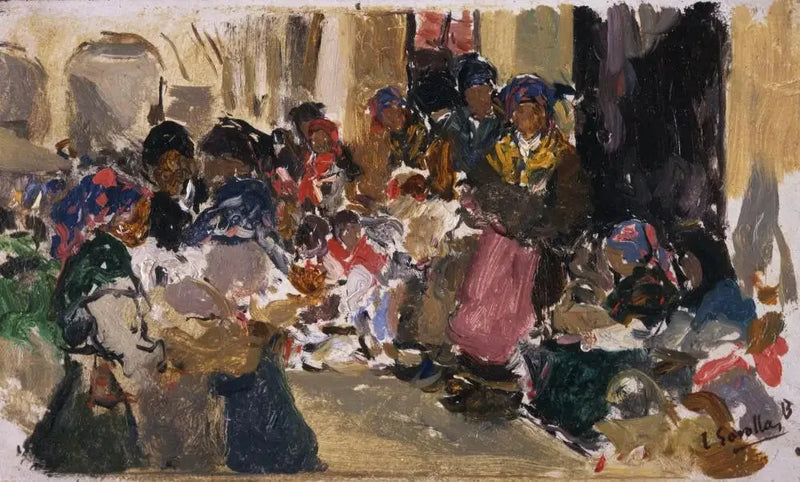 Marché, León (Arcade) - Joaquín Sorolla