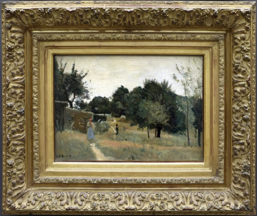 Marcoussis. Un verger, le matin - Jean-Baptiste Camille Corot