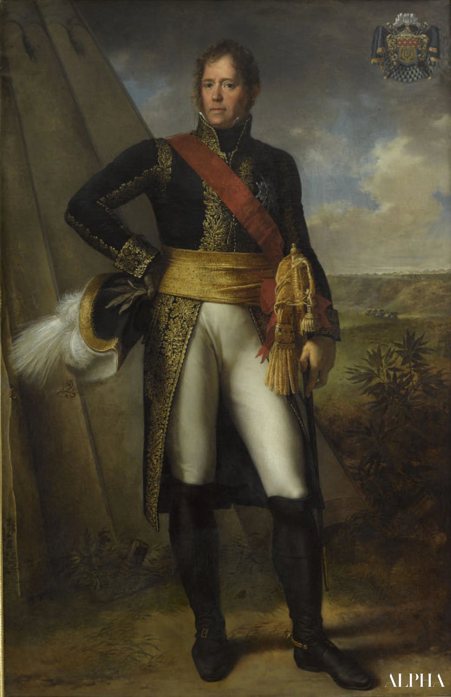 Reproduction du tableau « Maréchal Ney, duc d'Elchingen, prince de la Moskova - Charles Meynier » par Alpha Reproduction en peinture à l’huile