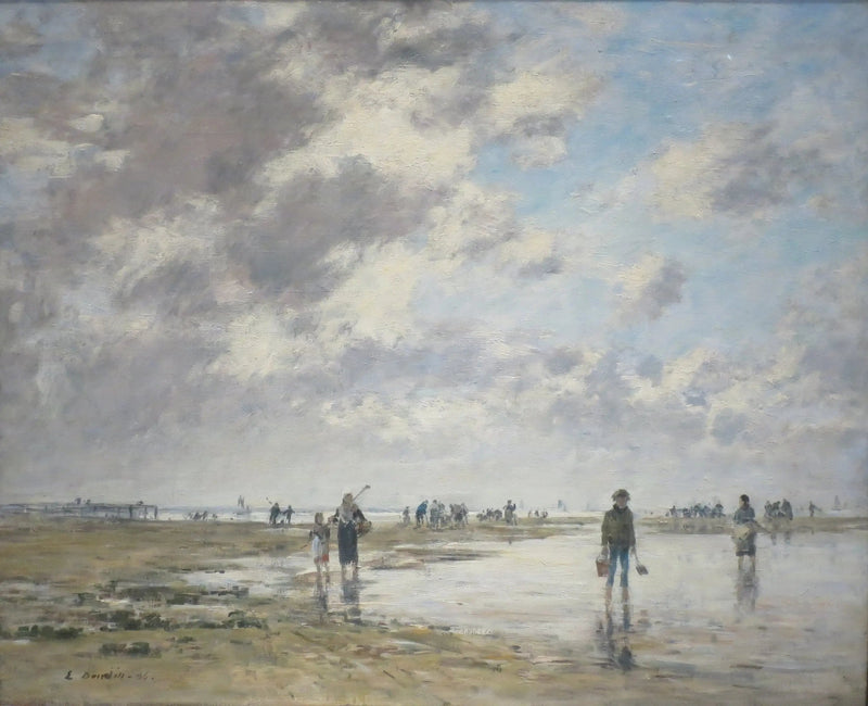 Marée basse, Berck - Eugène Boudin