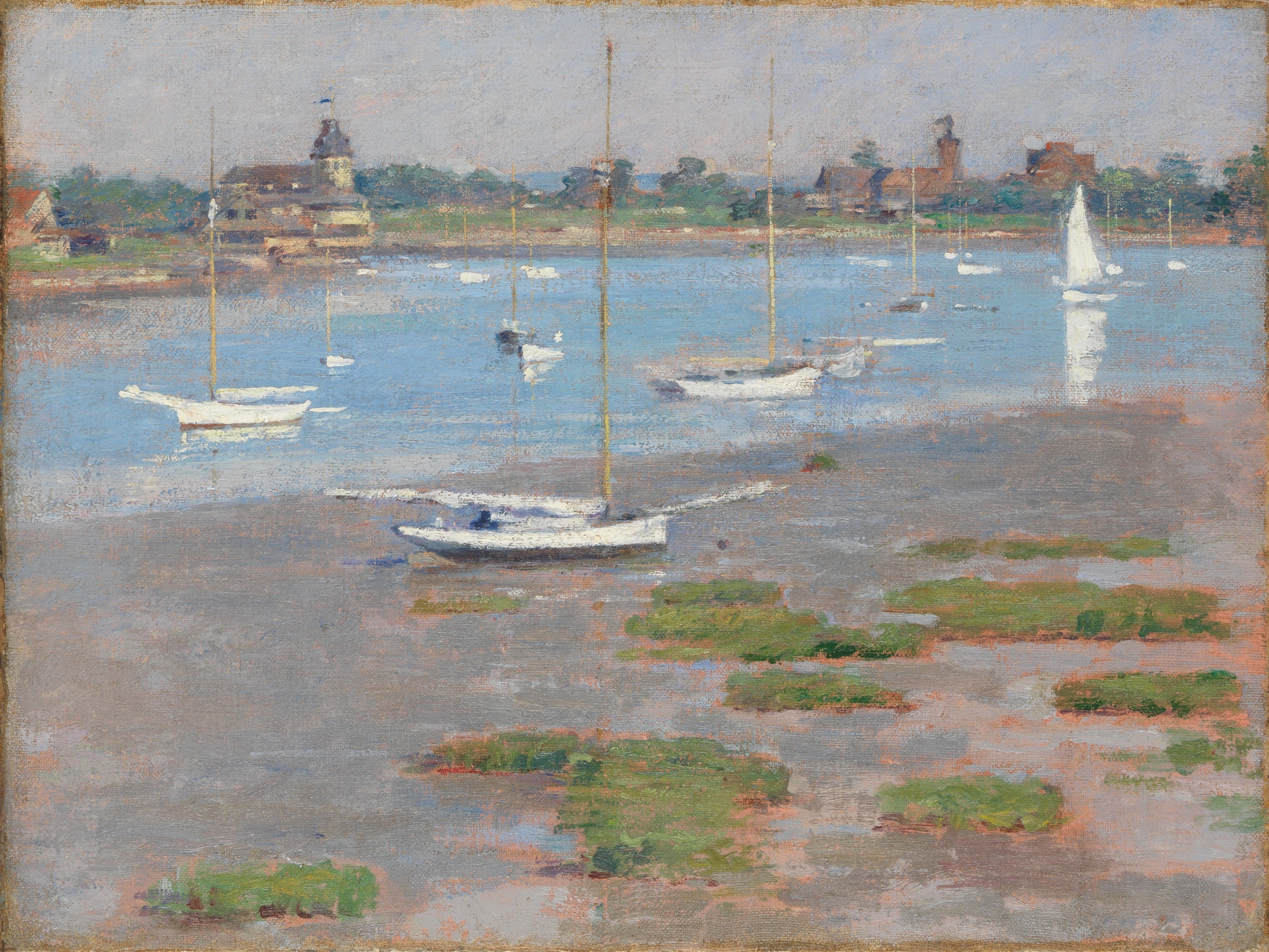 Marée basse, Club nautique de Riverside - Theodore Robinson
