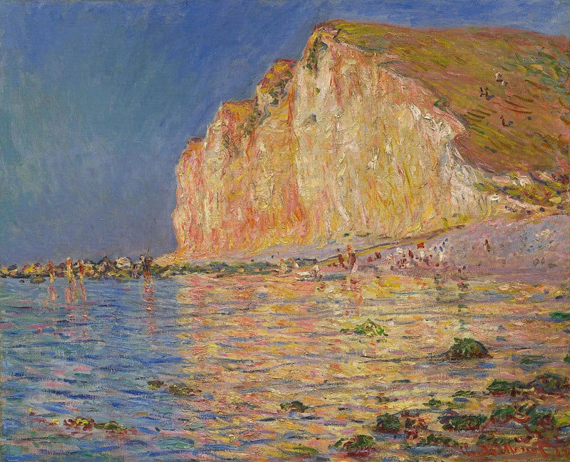 Marée basse aux Petites-Dalles W905 – Claude Monet