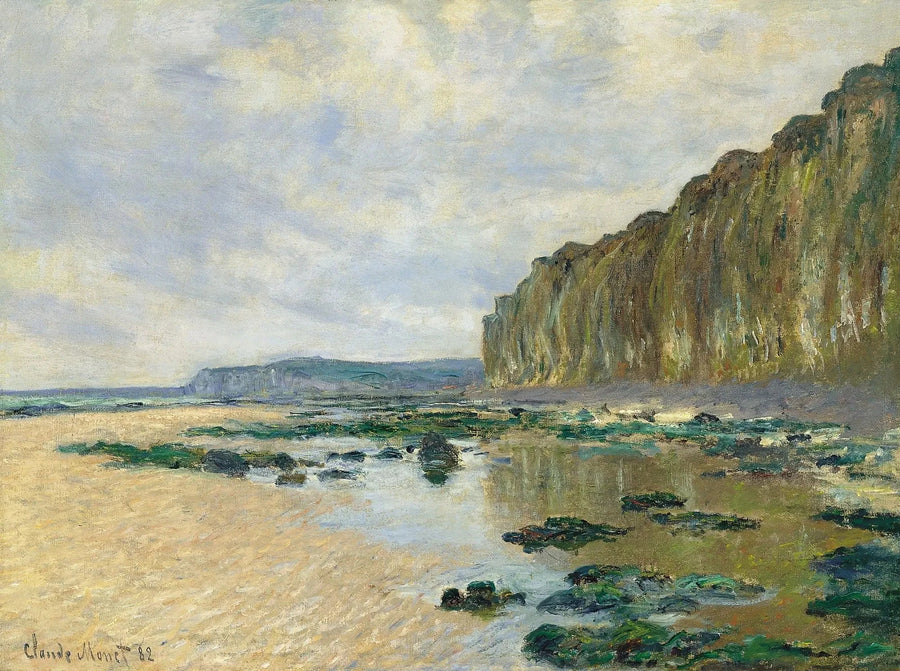 Marée basse devant Varengeville W722 – Claude Monet