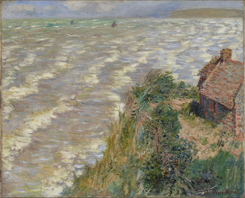 Marée montante à Pourville W740 – Claude Monet
