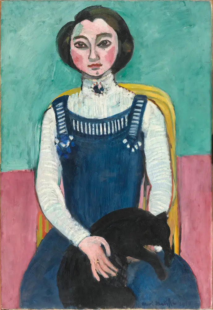 Marguerite au chat noir - Henri Matisse
