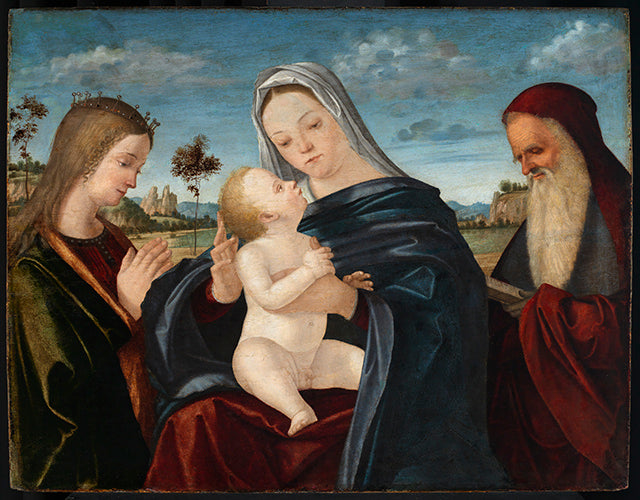 Maria mit dem Kind und den Heiligen Katharina und Hieronymus - Vittore Carpaccio