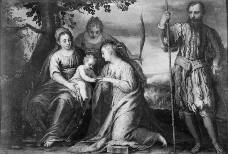 Mariage mystique de Sainte Catherine d'Alexandrie - Paul Véronèse