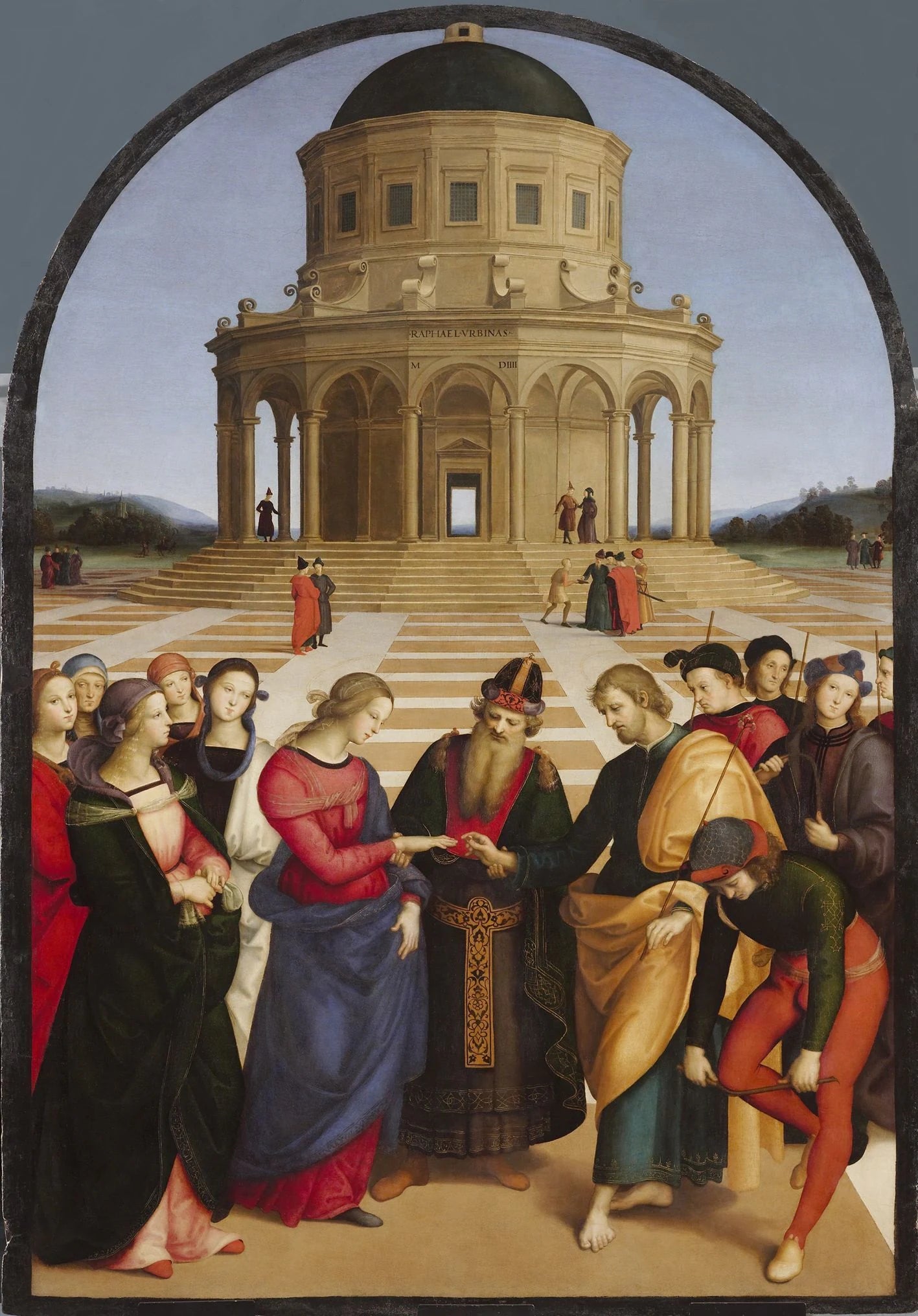 Lo Sposalizio della Vergine - Raphaël Sanzio, dipinto