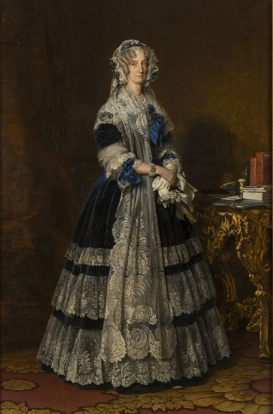 Marie-Amélie de Bourbon, princesse des Deux Siciles, reine des Français (1782-1866) - Franz Xaver Winterhalter