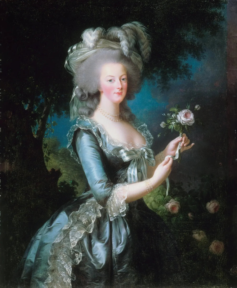 Marie-Antoinette dite « à la Rose » - Élisabeth Vigée Le Brun