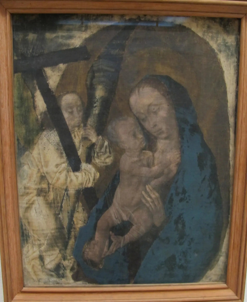 Marie avec l'Enfant et un ange - Hugo van der Goes